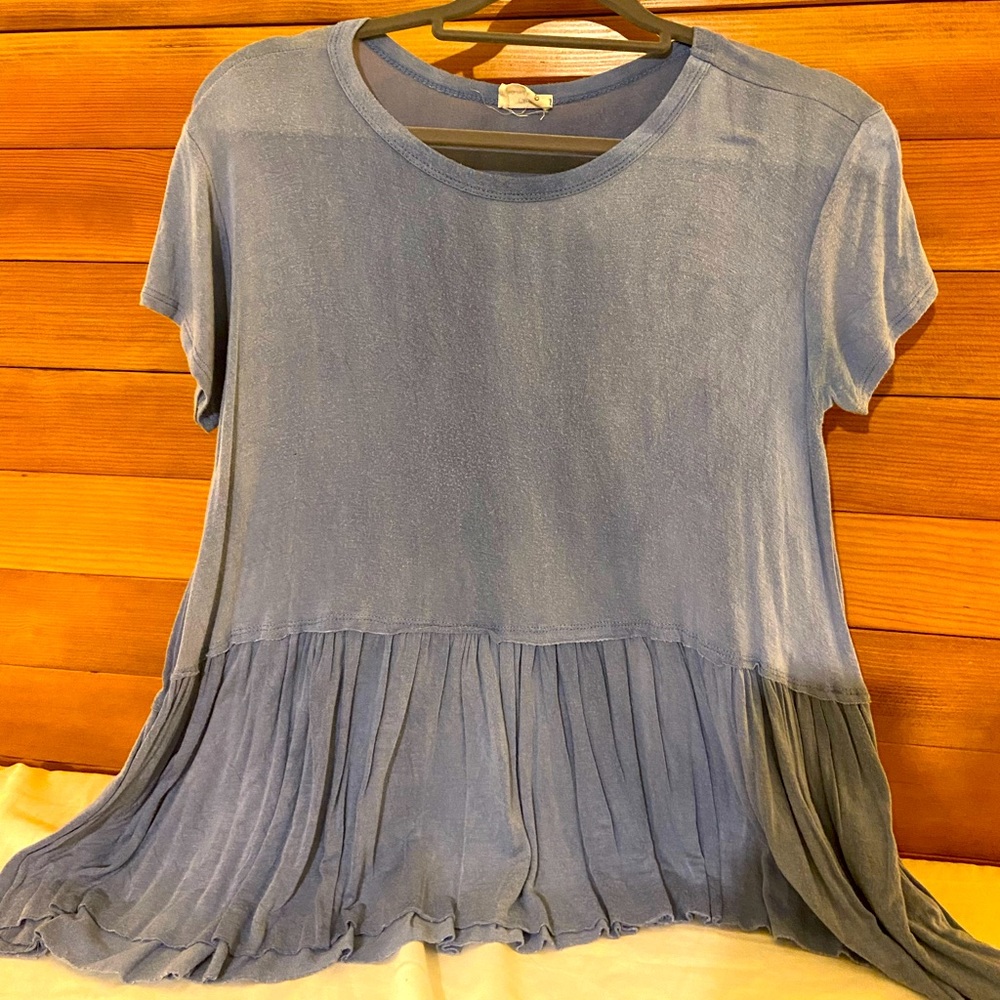 Caution to the Wind peplum top